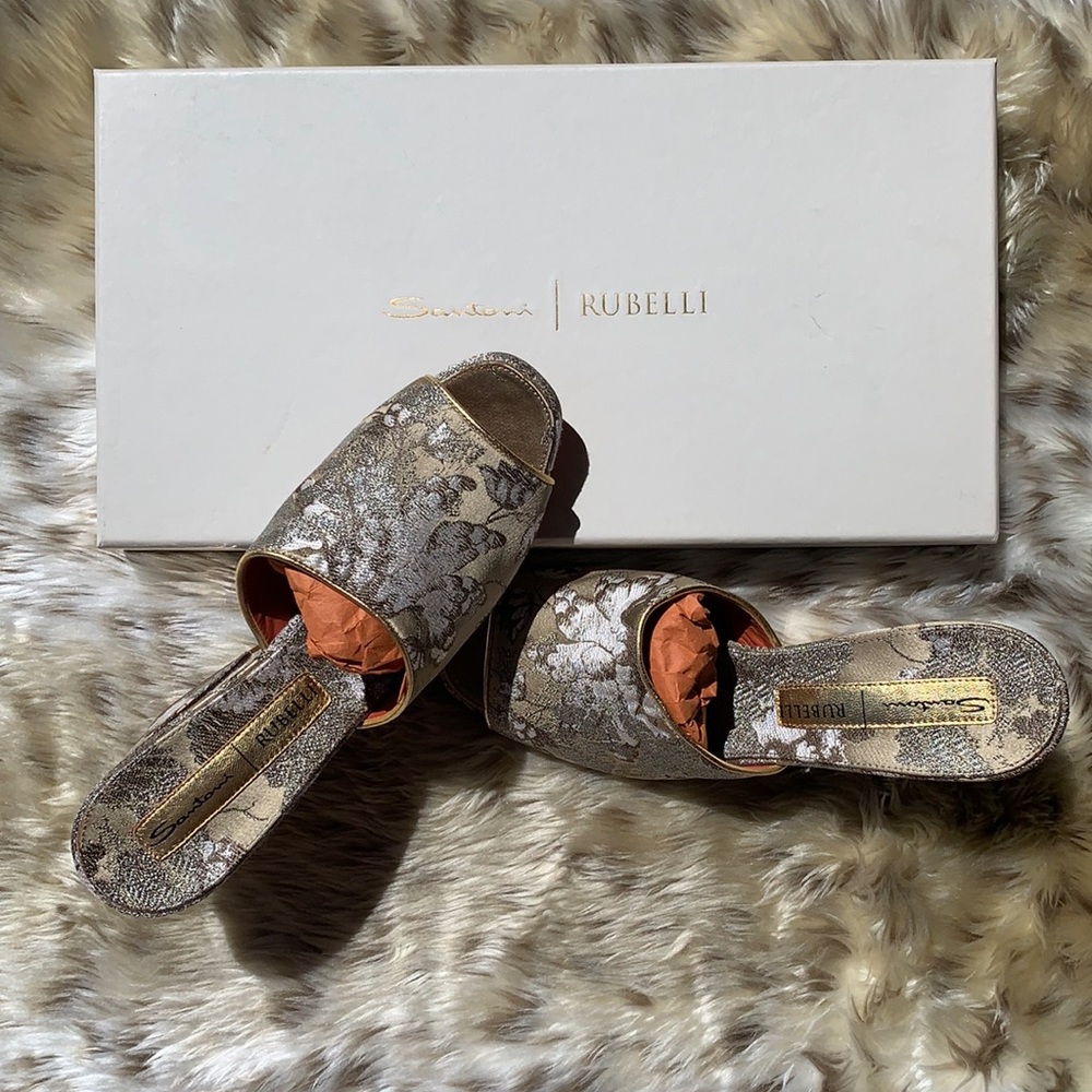 Santori Rubelli Platform Heels